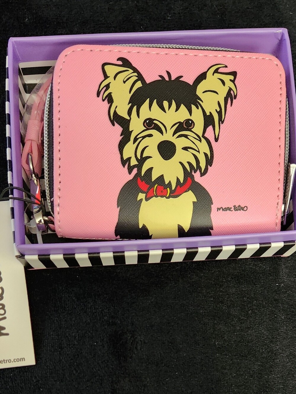 Marc Tetro zip-around wristlet wallet